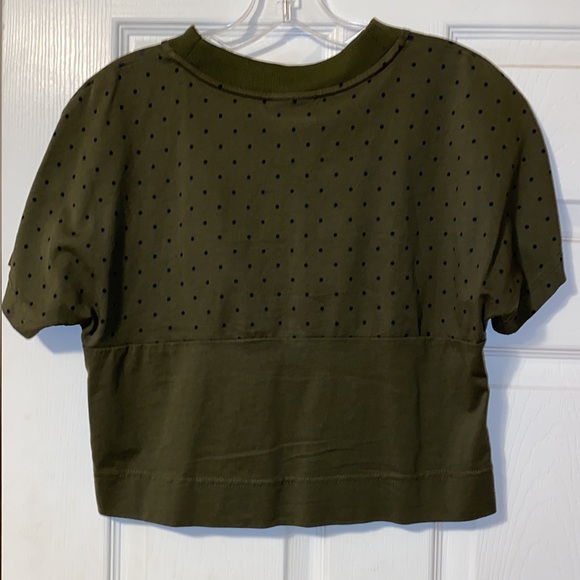 Nike NSW crop tee, green, size small - Picture 2 of 2